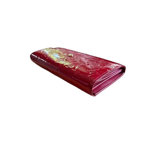 Louis Vuitton Wallet Women’s Red Vernis Complete Set | Louis Vuitton Sarah Auth - Picture 9 of 13
